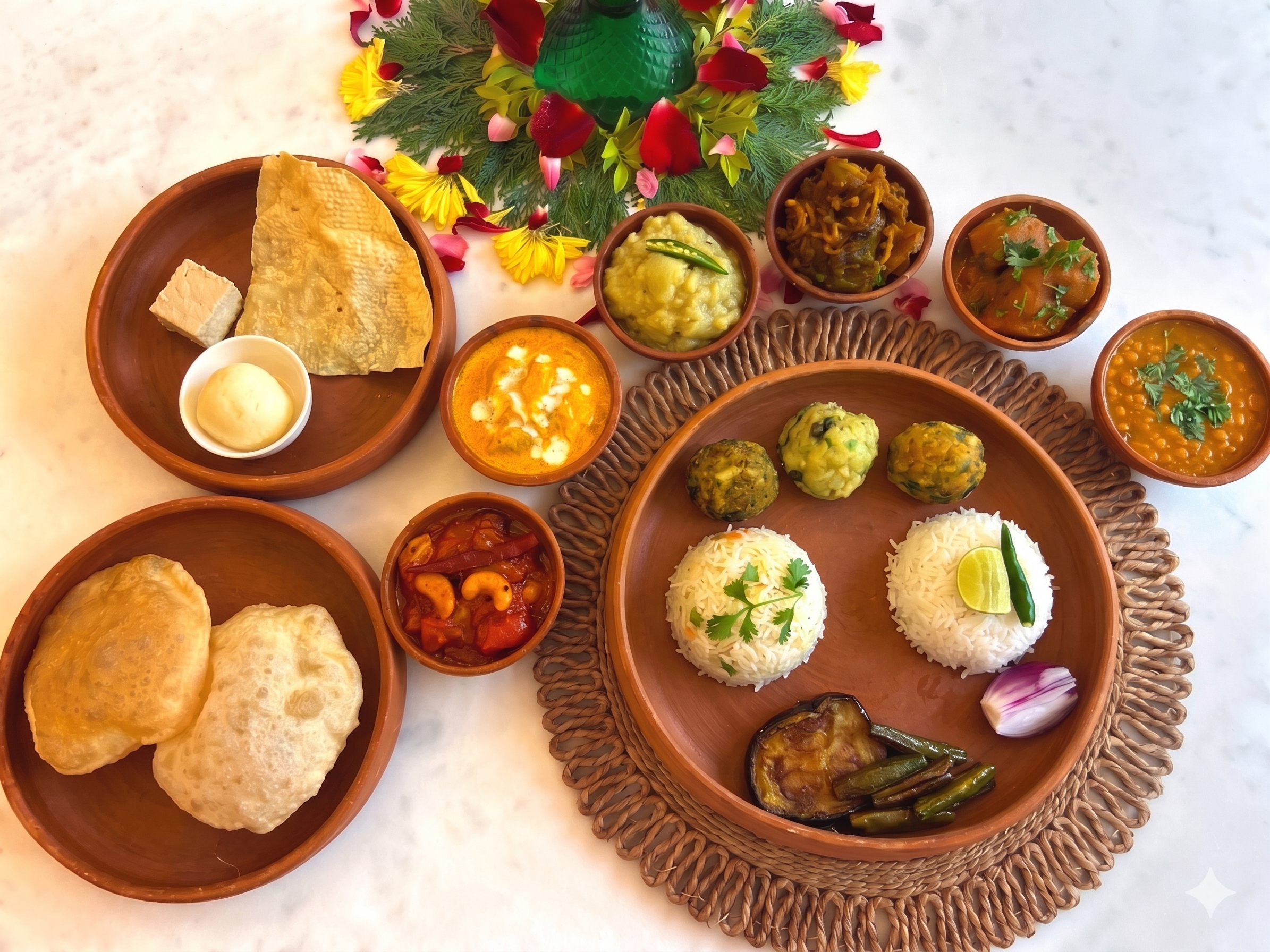 Sheherwali dining spread