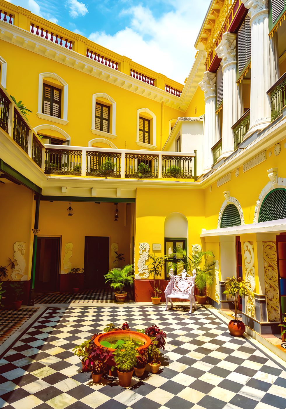 Indra Chowk courtyard